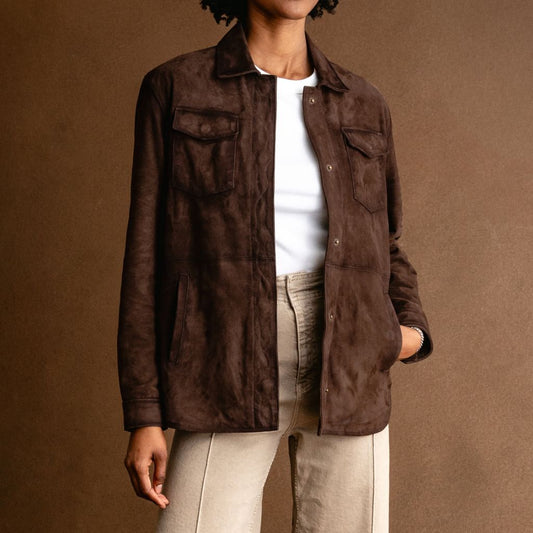 Dakota Shirt Jacket | Brown