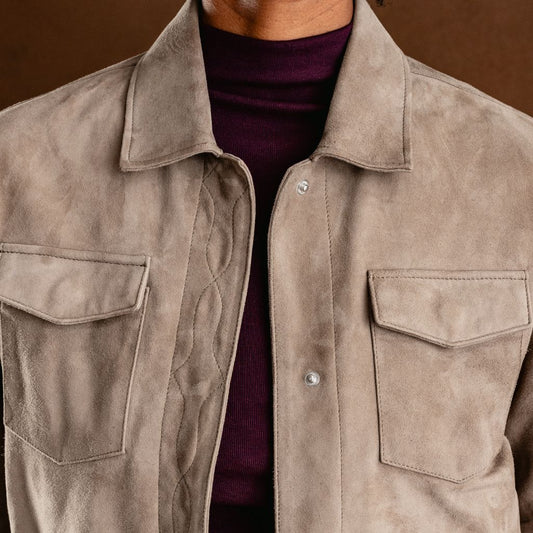 Dakota Shirt Jacket | Taupe