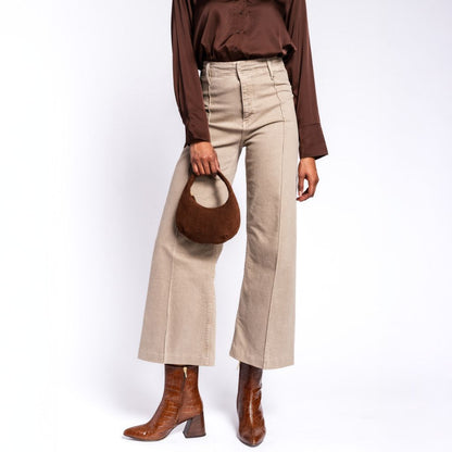 Mini Crescent | Chocolate Suede