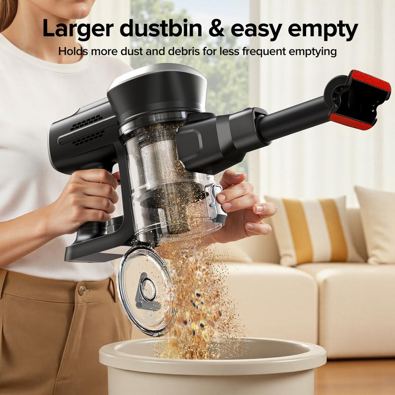 High-performance cordless vacuum cleaner
