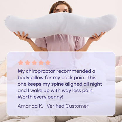 Full Body Ergonomic Support Pillow for Sleep & Pain Relief